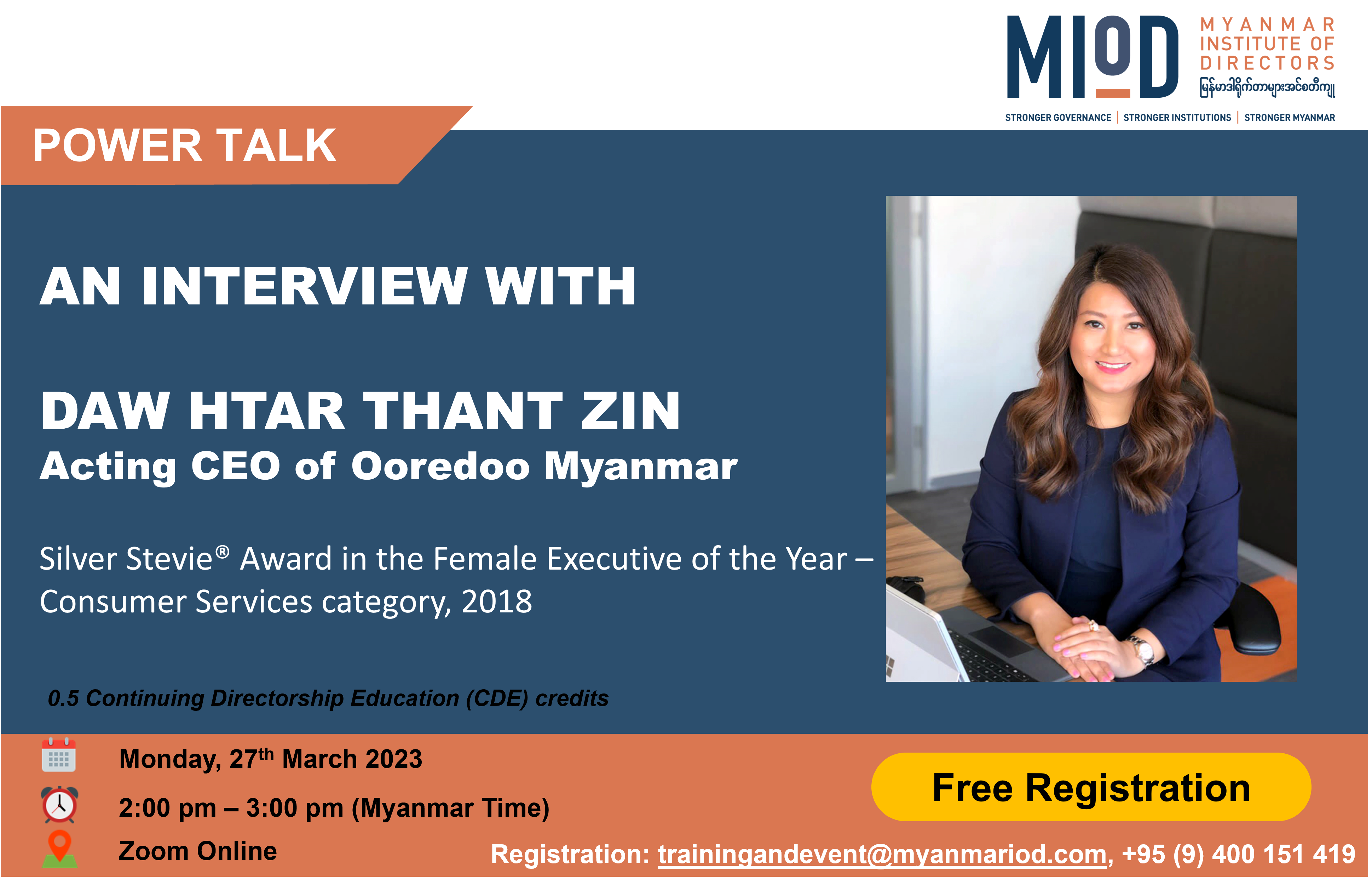 PowerTalk: An Interview with Daw Htar Thant Zin