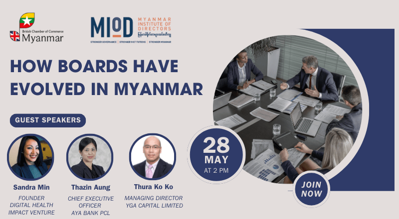 Online Panel Discussion: How Boards Have Evolved in Myanmar