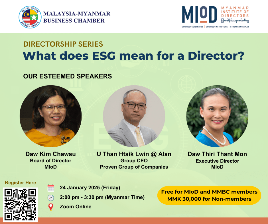 What does ESG mean for a Director?