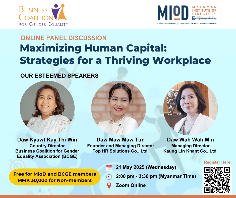 Online Panel Discussion: Maximizing Human Capital: Strategies for a Thriving Workplace