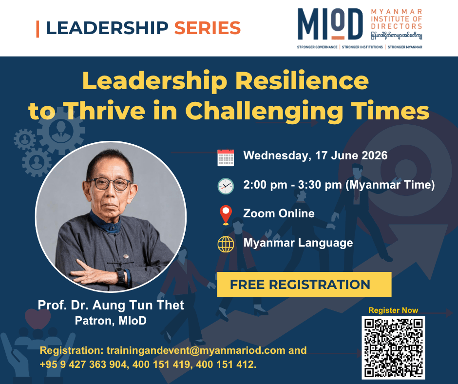 Leadership Resilience to Thrive in Challenging Times